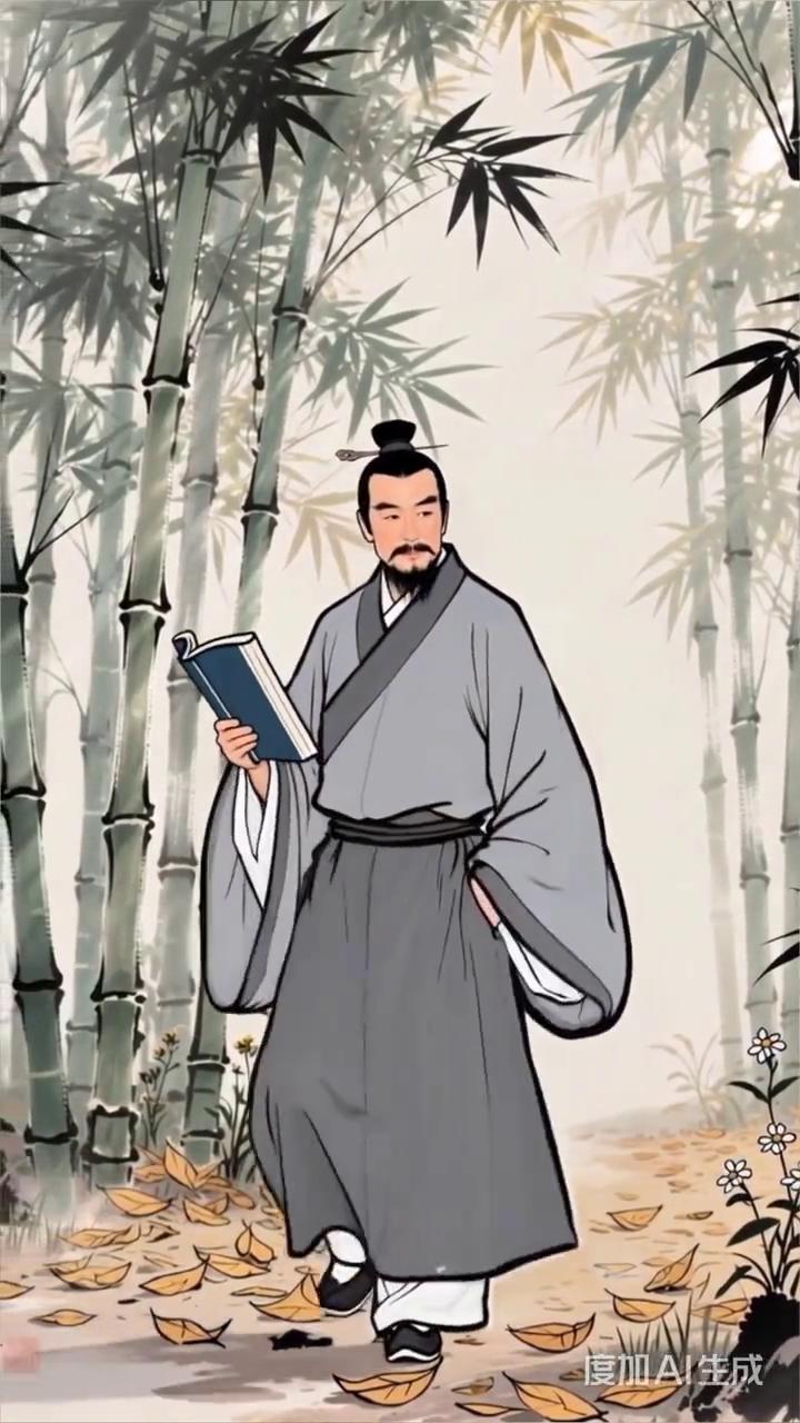 南朝的建康城外有一片竹林，文人雅士常在此聚会谈诗论文。这天，文学评论家钟嵘带着他