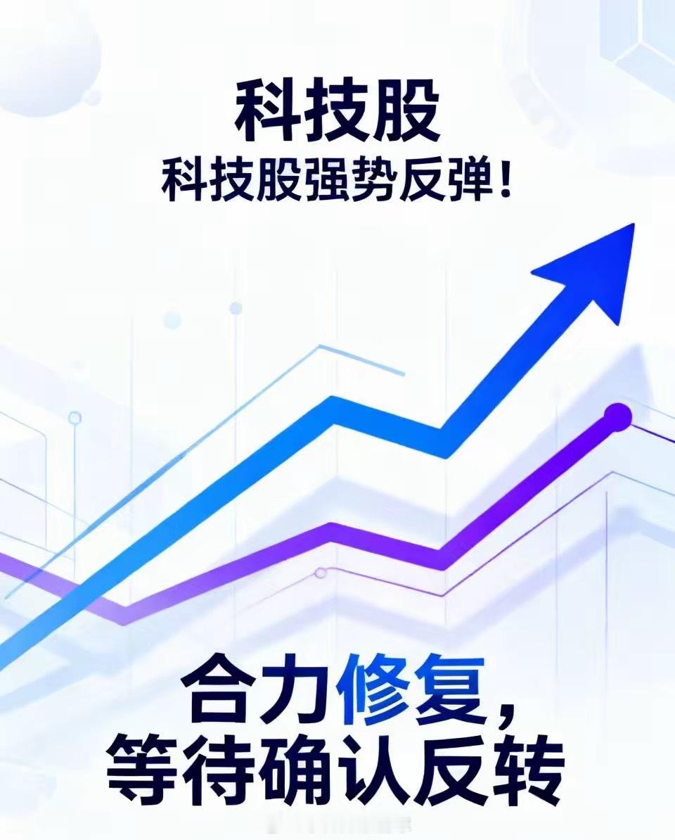 科技股强势反弹！合力修复，等待确认反转科技股今日走出合力反弹行情：双创指数领涨，