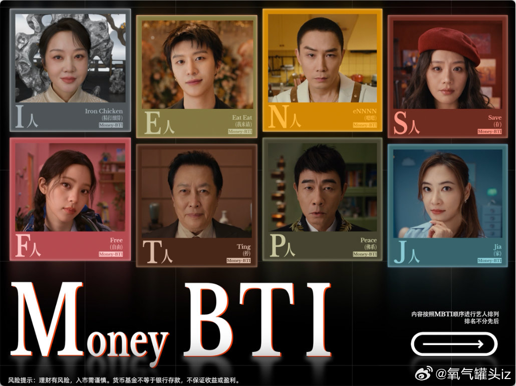 内娱都在晒的余额宝攒钱MBTI 这个余额宝一直在going我，这回请了八个性格不