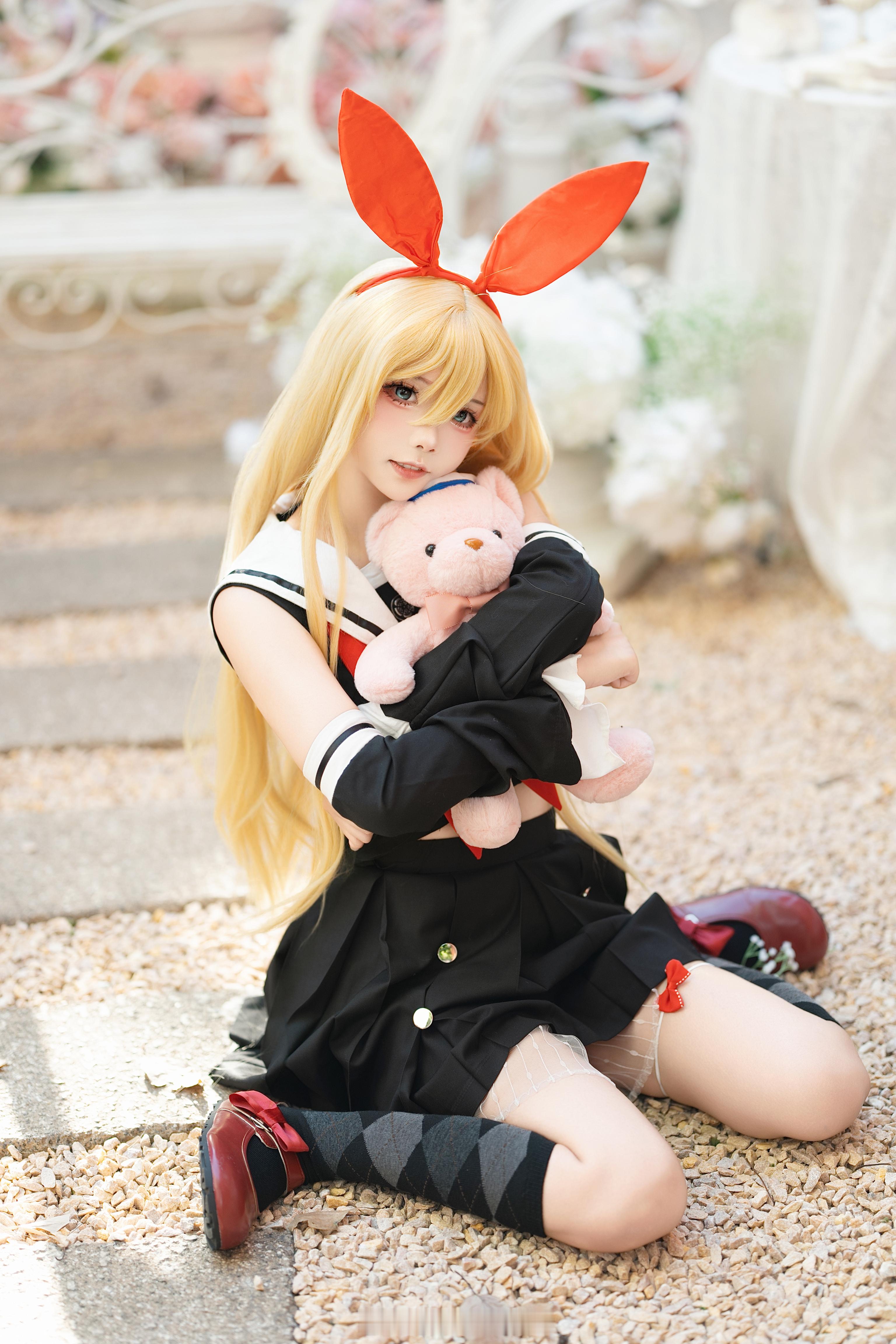 雀魂麻将[超话]cosplay雀魂三上千织 13p原图评论区自取别给千织拖后腿哦