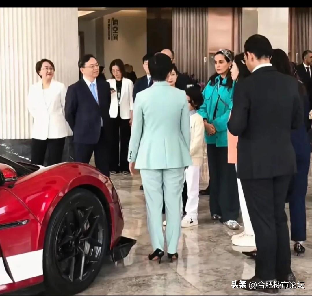 卡塔尔王室公主到访比亚迪。
比亚迪算是国货之光。