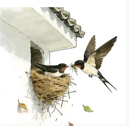 燕归小院，暖冬有情
 
燕来春至，燕去秋归，这本是自然的寻常节律，而在河北的一处