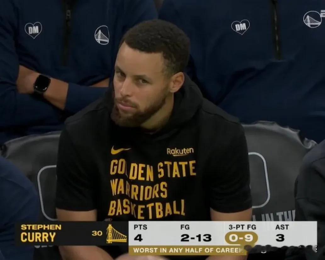 以下是斯蒂芬今年赢得的比赛中的一些数据：

2-12 投篮命中，拿下 7 分
2