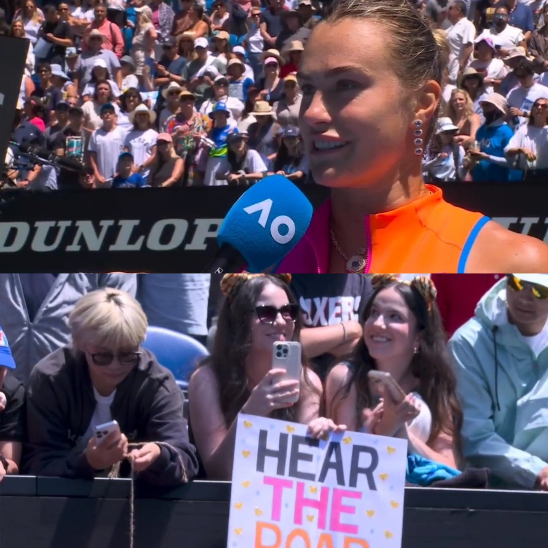 萨巴伦卡进澳网32强 萨巴伦卡赛后采访感谢现场球迷的支持。这很澳网 佩特科维奇：