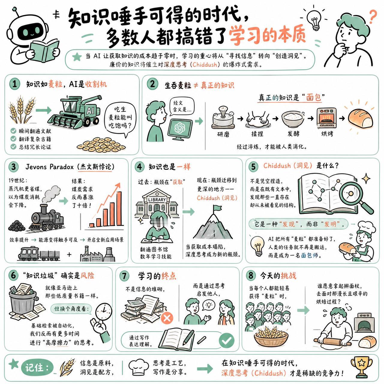 【知识唾手可得的时代，多数人都搞错了学习的本质】

快速阅读：当 AI 让获取知