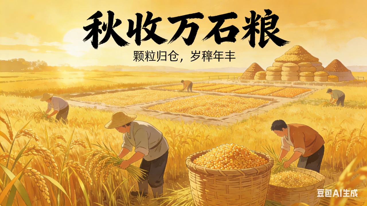 秋收万石粮
