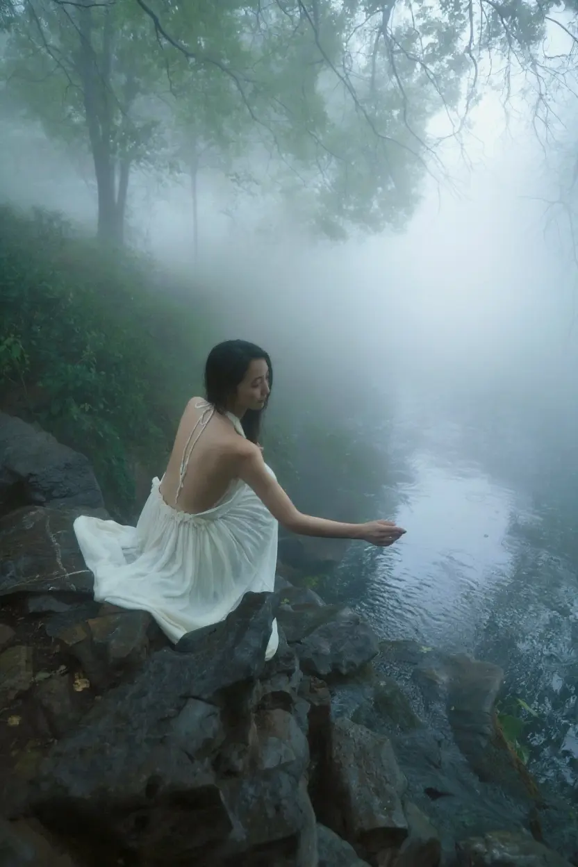 雨中的趵突泉景区拍照真的太美了