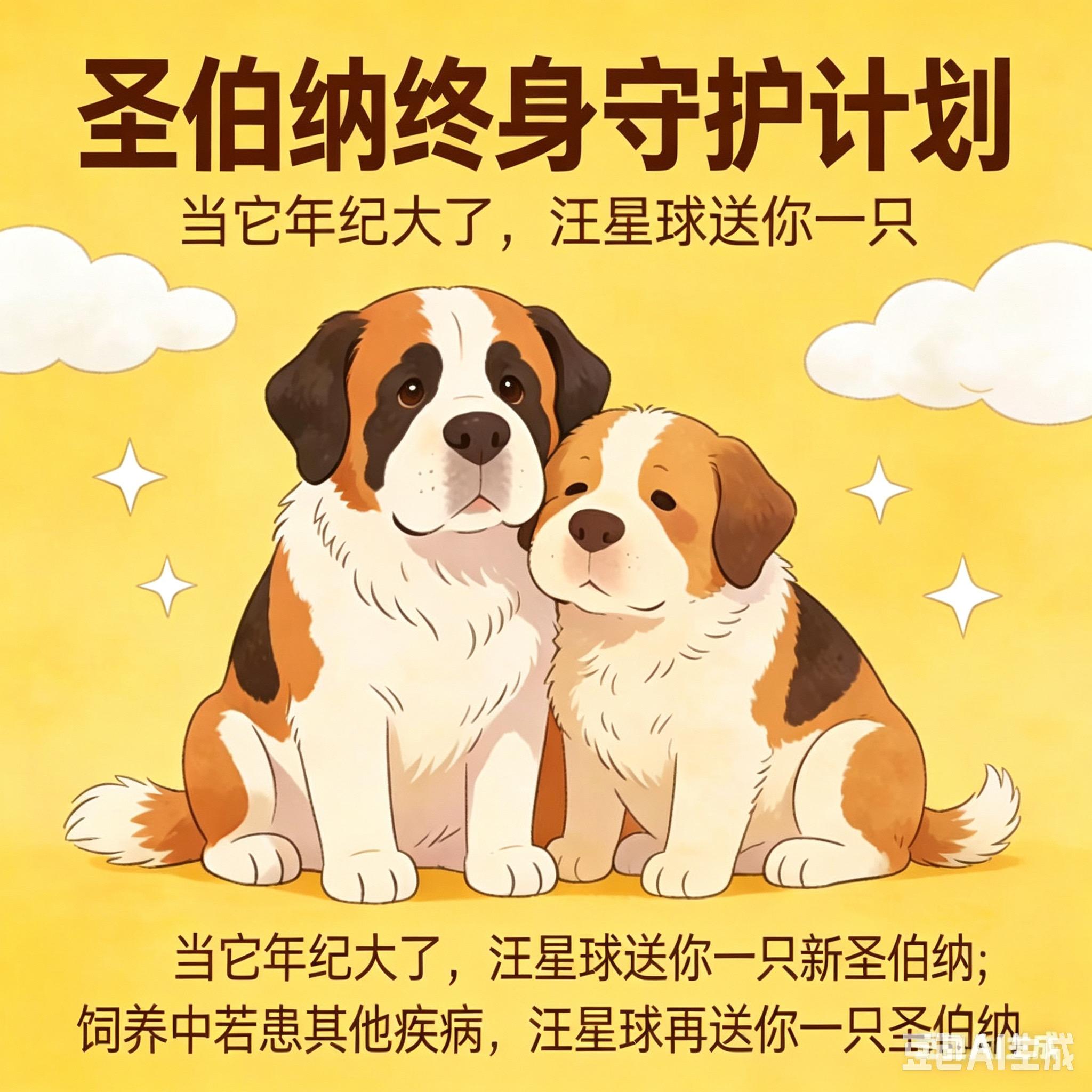 我的承诺一辈子！做圣伯纳繁育这么多年，2026年，我直接给行业立个新规...