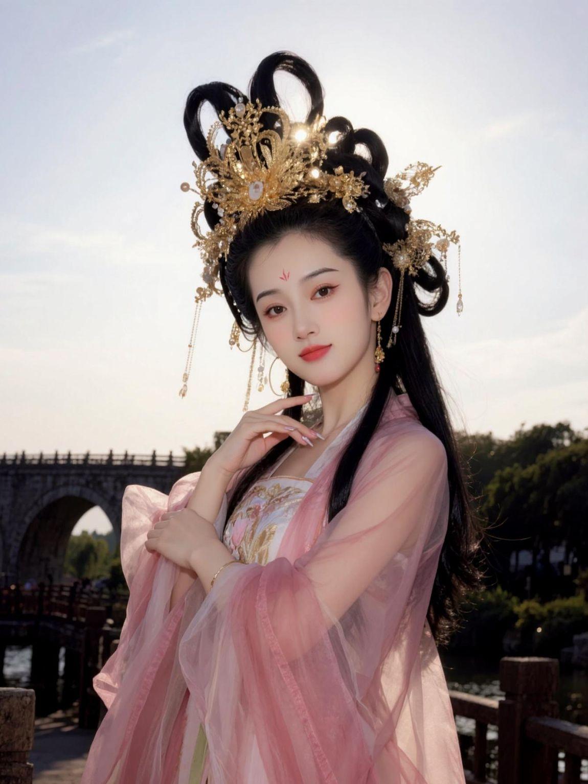 AI朦胧古风写真 抖音ai创作 抖音玩法合伙人计划