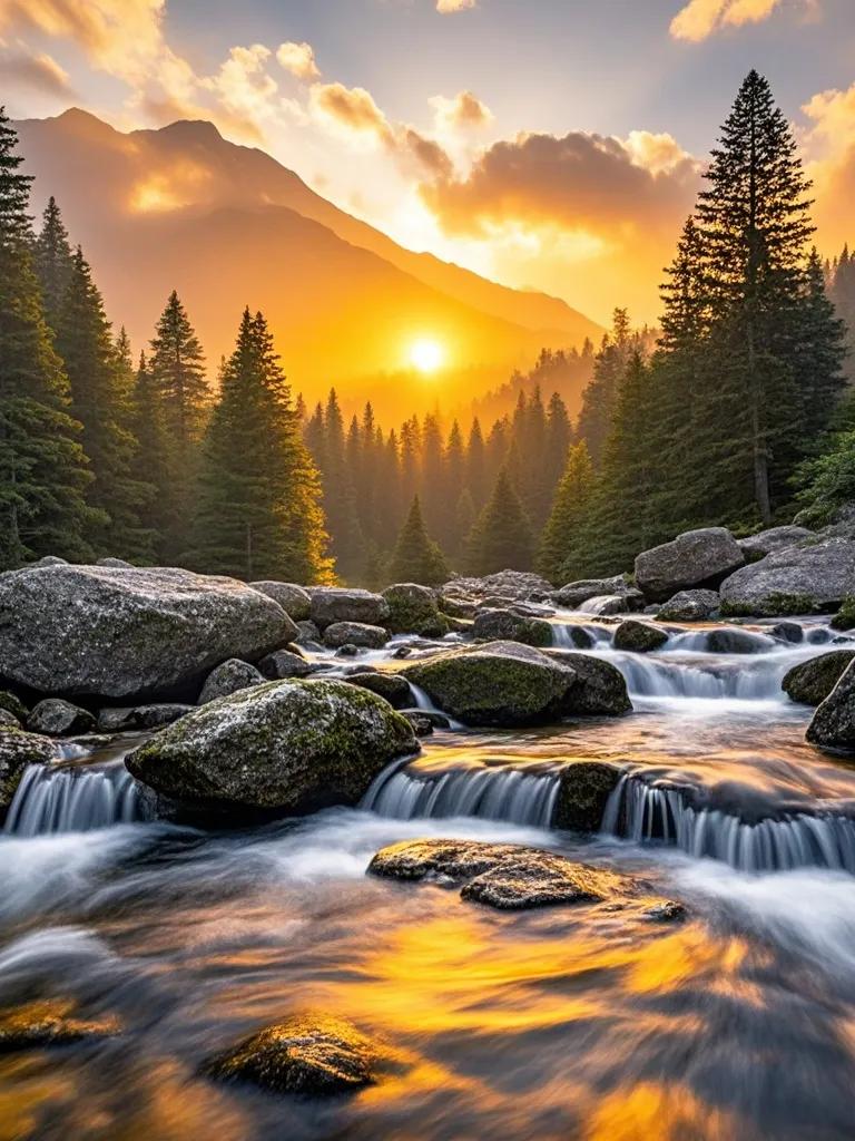 当夕阳笼罩庐山，时间仿佛静止。那如梦的光线，让这片山林宛如仙境，有着说不出的韵
