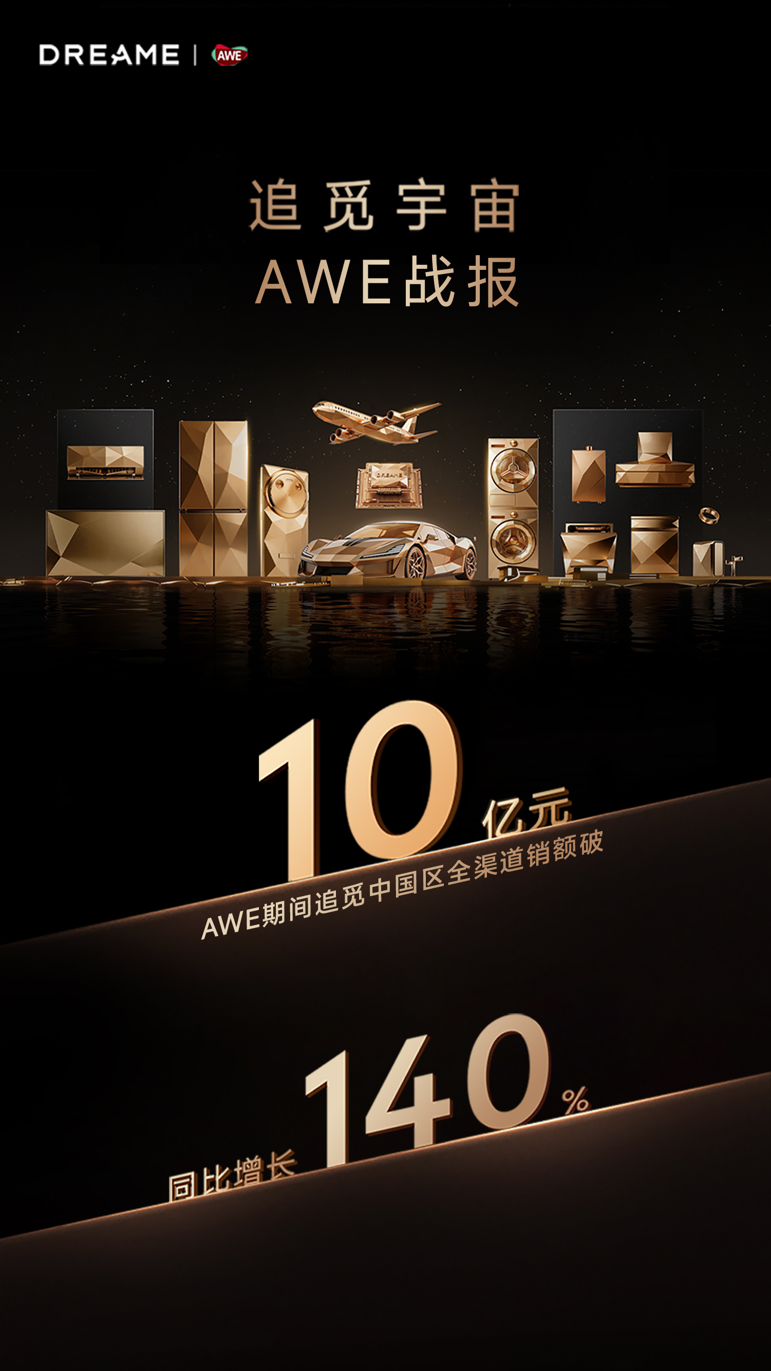 追觅今年强的离谱啊！AWE最大展区，十亿销售额百项首创，行业技术巅峰追觅宇宙 追