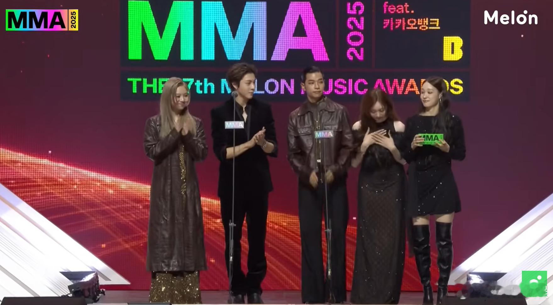 ALLDAYPROJECT新人奖 MMA新人奖：ALLDAY PROJECT。 