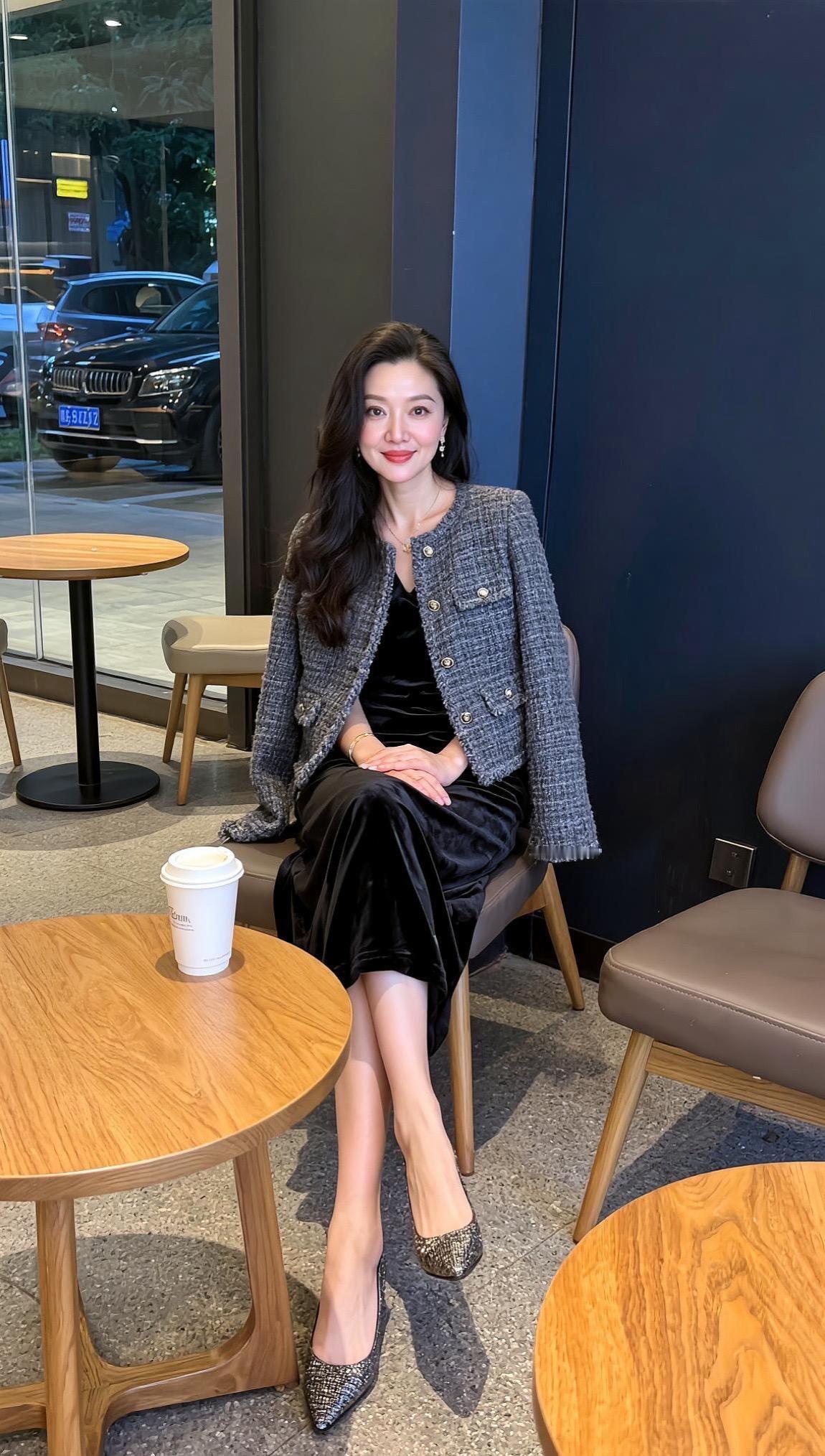 哪来的一见钟情，是她那天穿的包臀裙