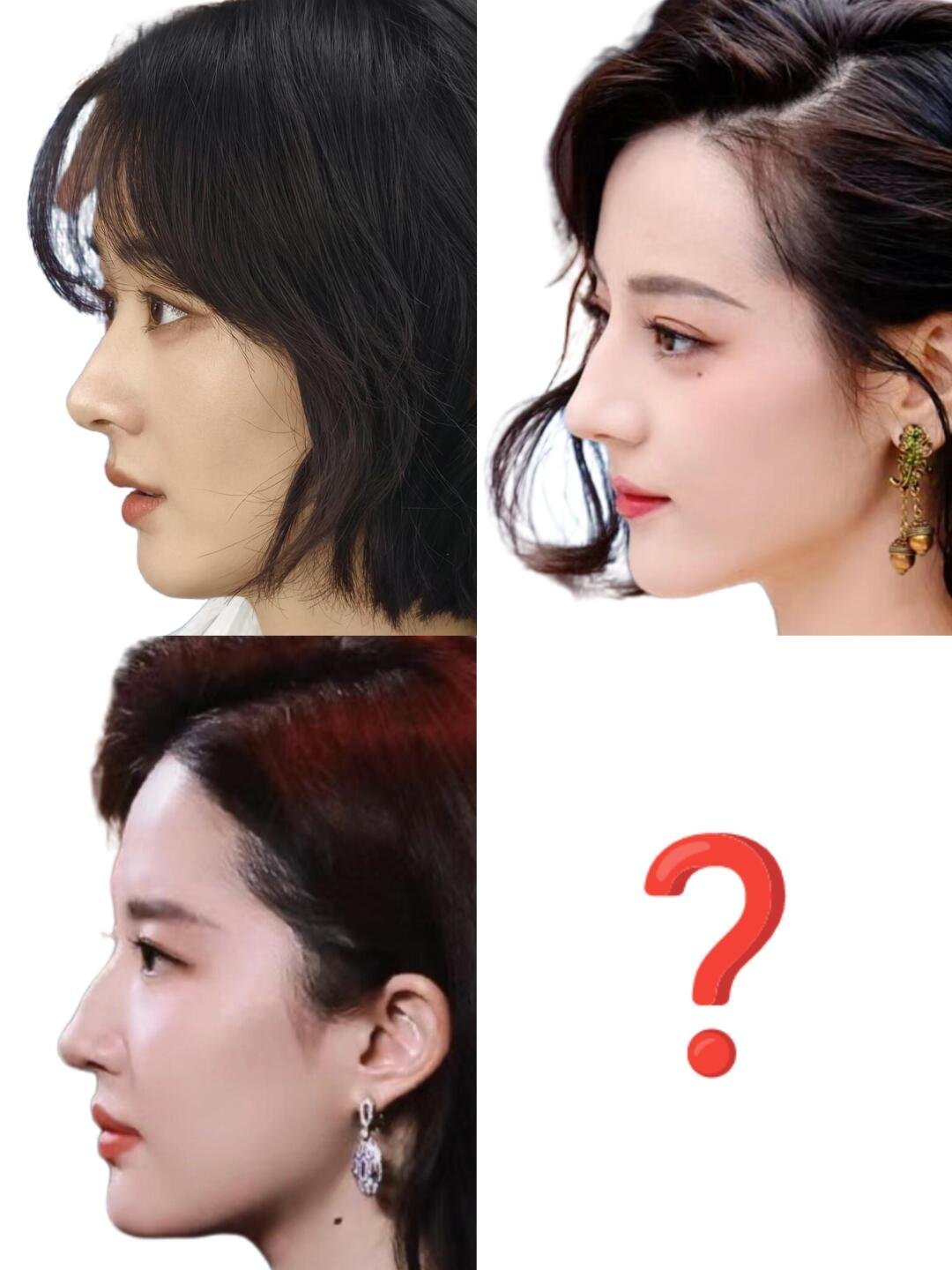 还有哪个女明星的侧颜能与她们抗衡？ 