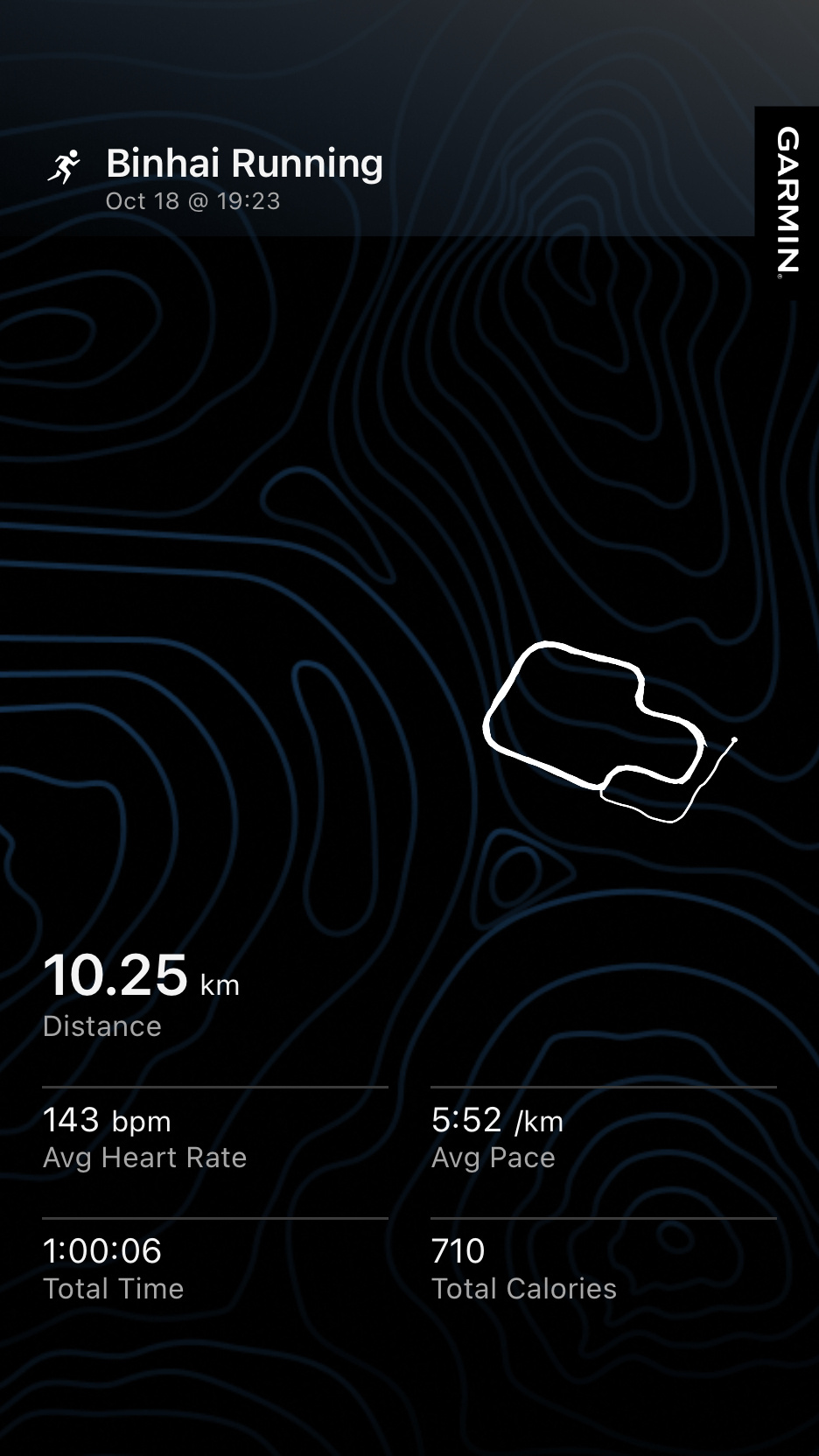 滨海降温了，14℃，有点冷10km，控制一下心率[收到]  ​​​