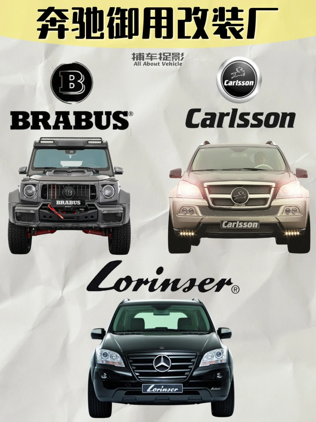 🔥奔驰丨御用改装厂盘点