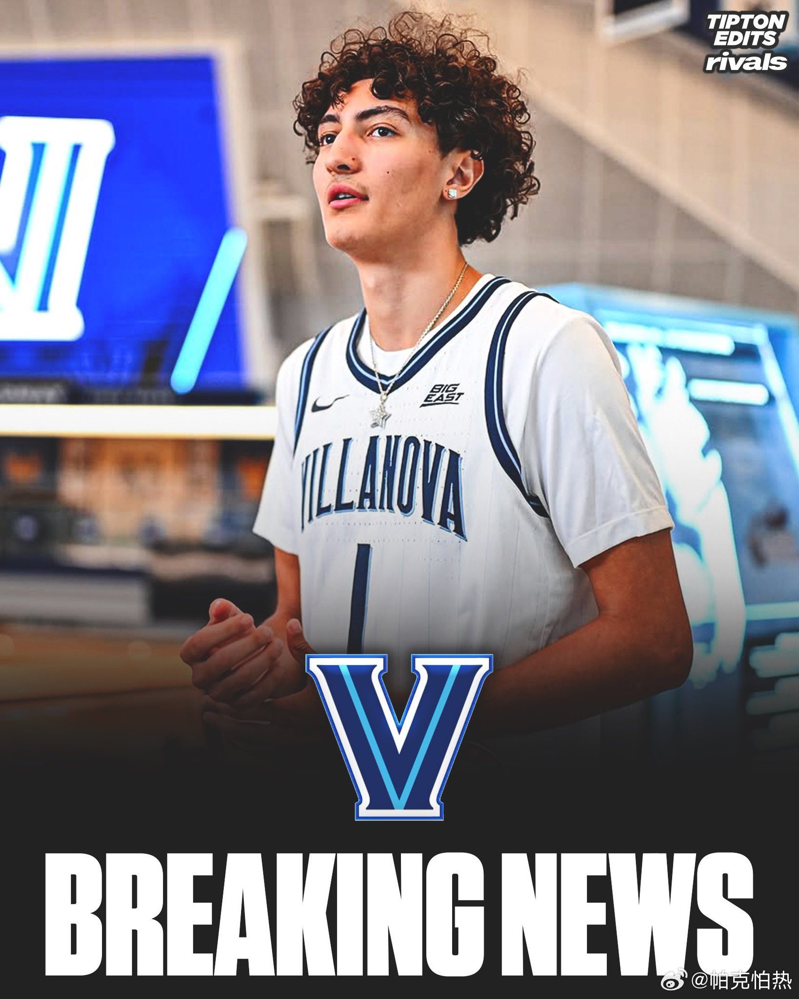 NCAA 26届4⭐️ Adam Oumiddoch承诺维拉诺瓦，之前反悔圣约翰