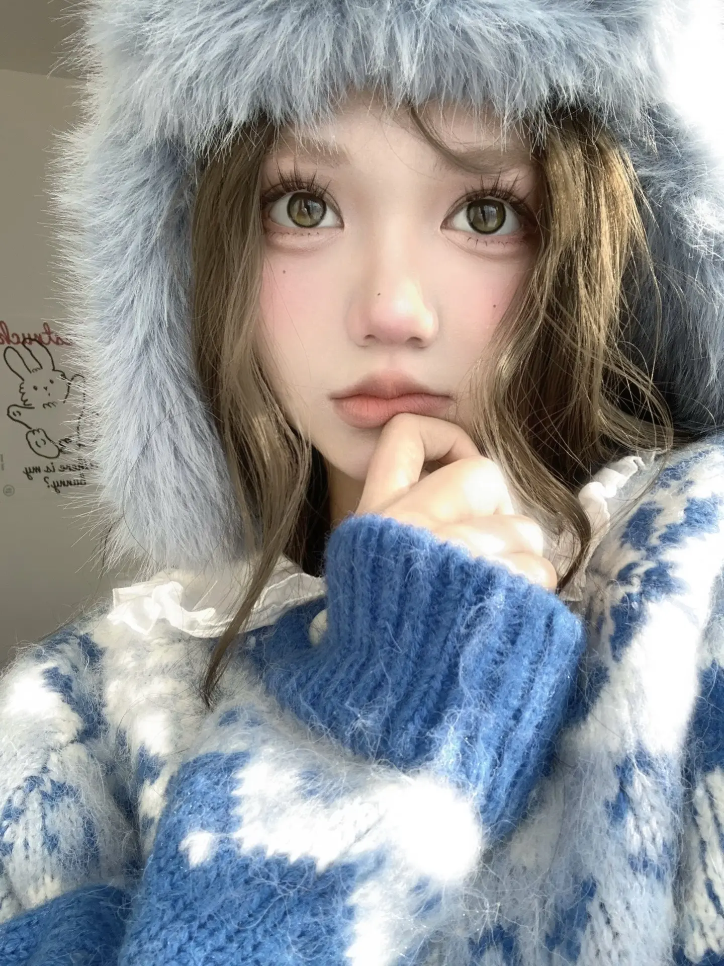 😼乱发发。