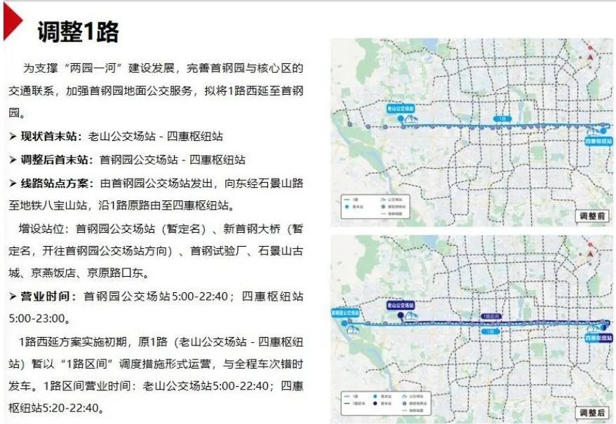 “大一路”要延长了！
已经在长安街上行驶了60多个年头的“大一路”，拟西延至首钢