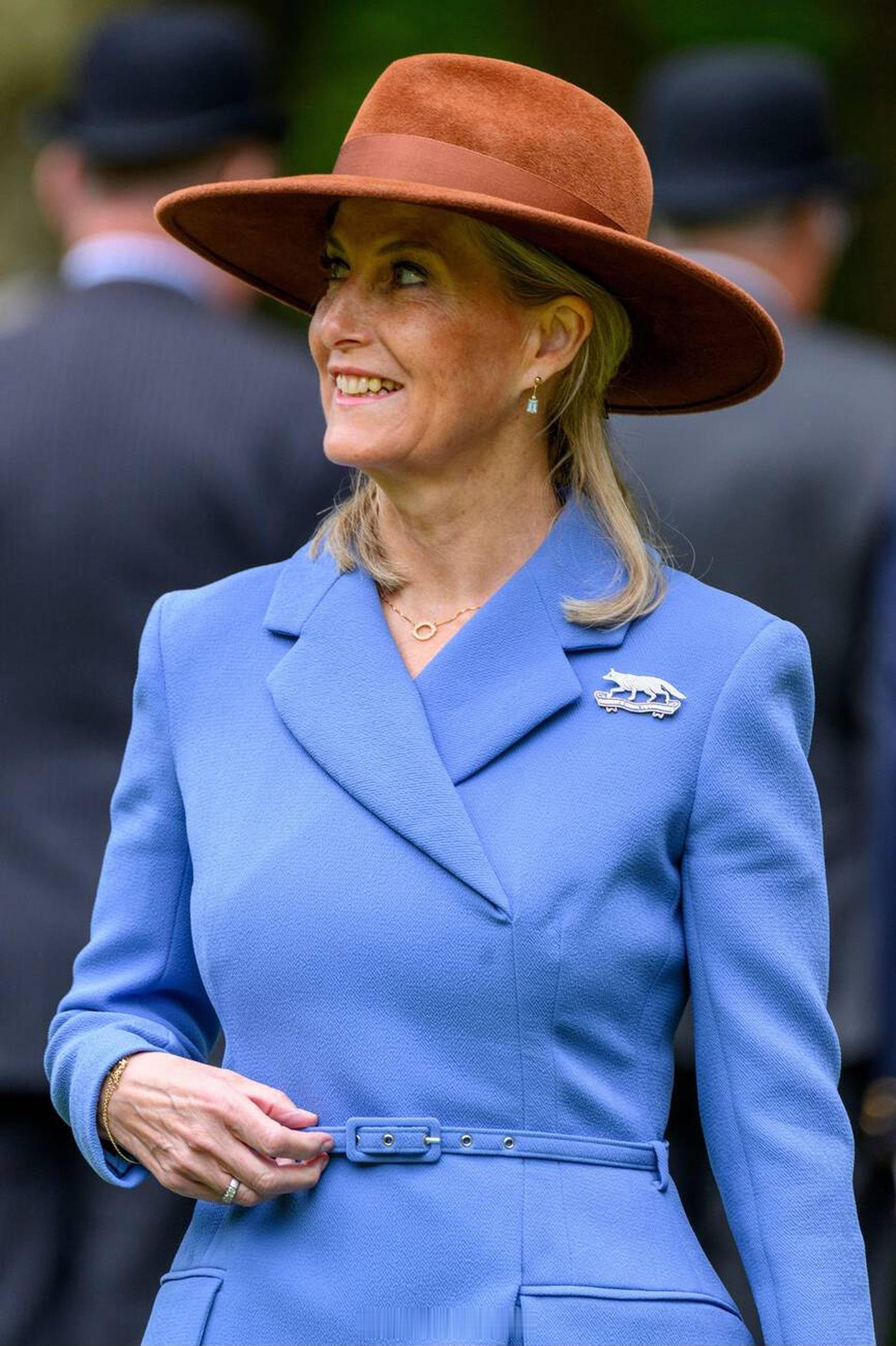英国王室  2026年5月10日，爱丁堡公爵夫人苏菲在伦敦海德公园出席联合骑兵老