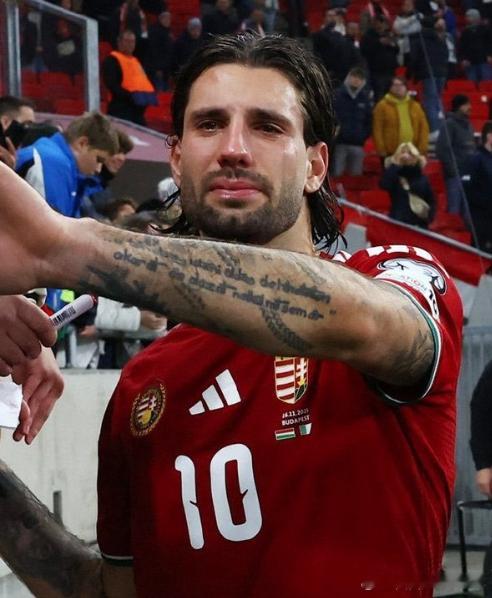 足球太残酷了……惨遭补时绝杀无缘世界杯，匈牙利队长索博斯洛伊赛后爆哭 