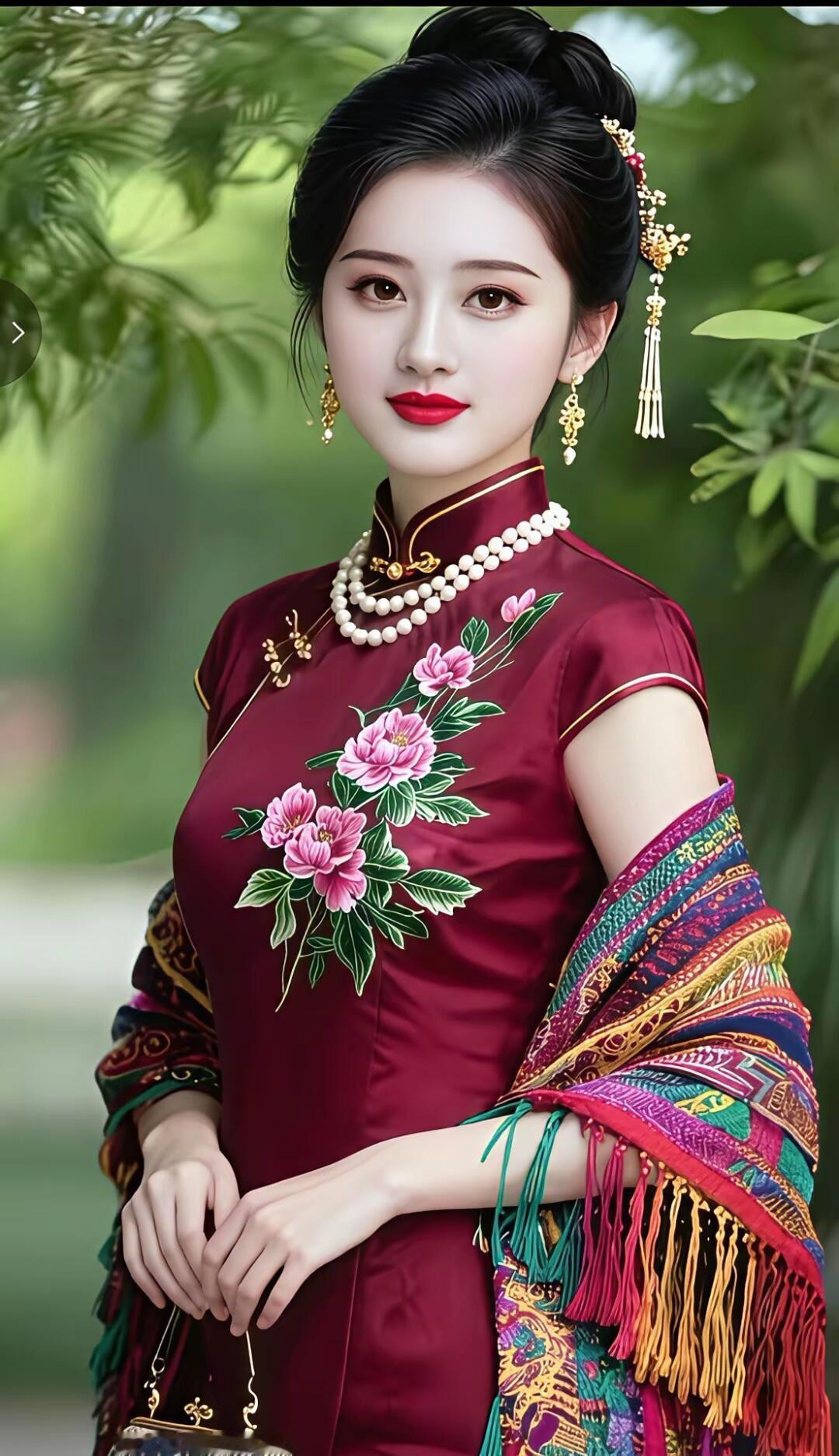 古典与现代的完美融合，惊艳的旗袍造型，尽显东方韵味！🌸💃🏻