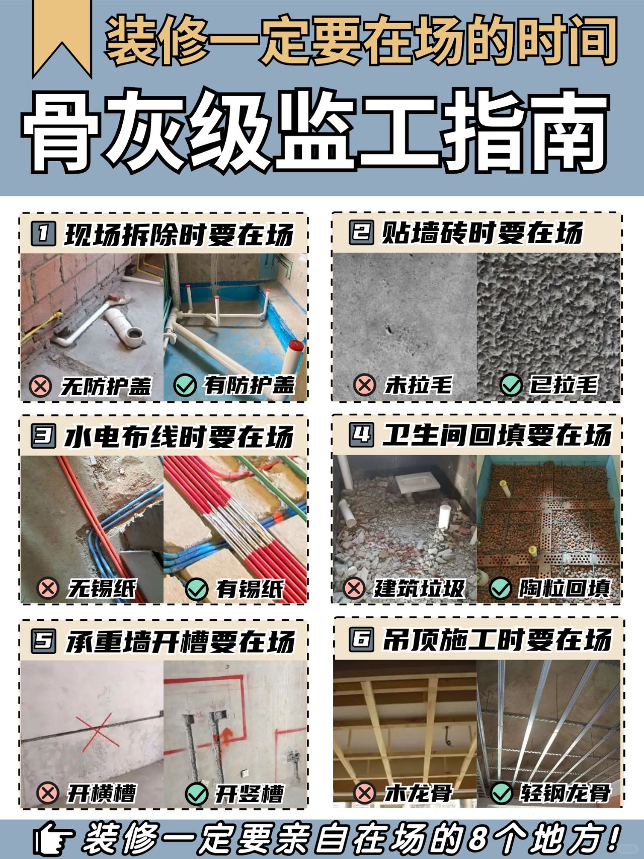 骨灰级监工指南✨一文搞懂装修应该盯什么