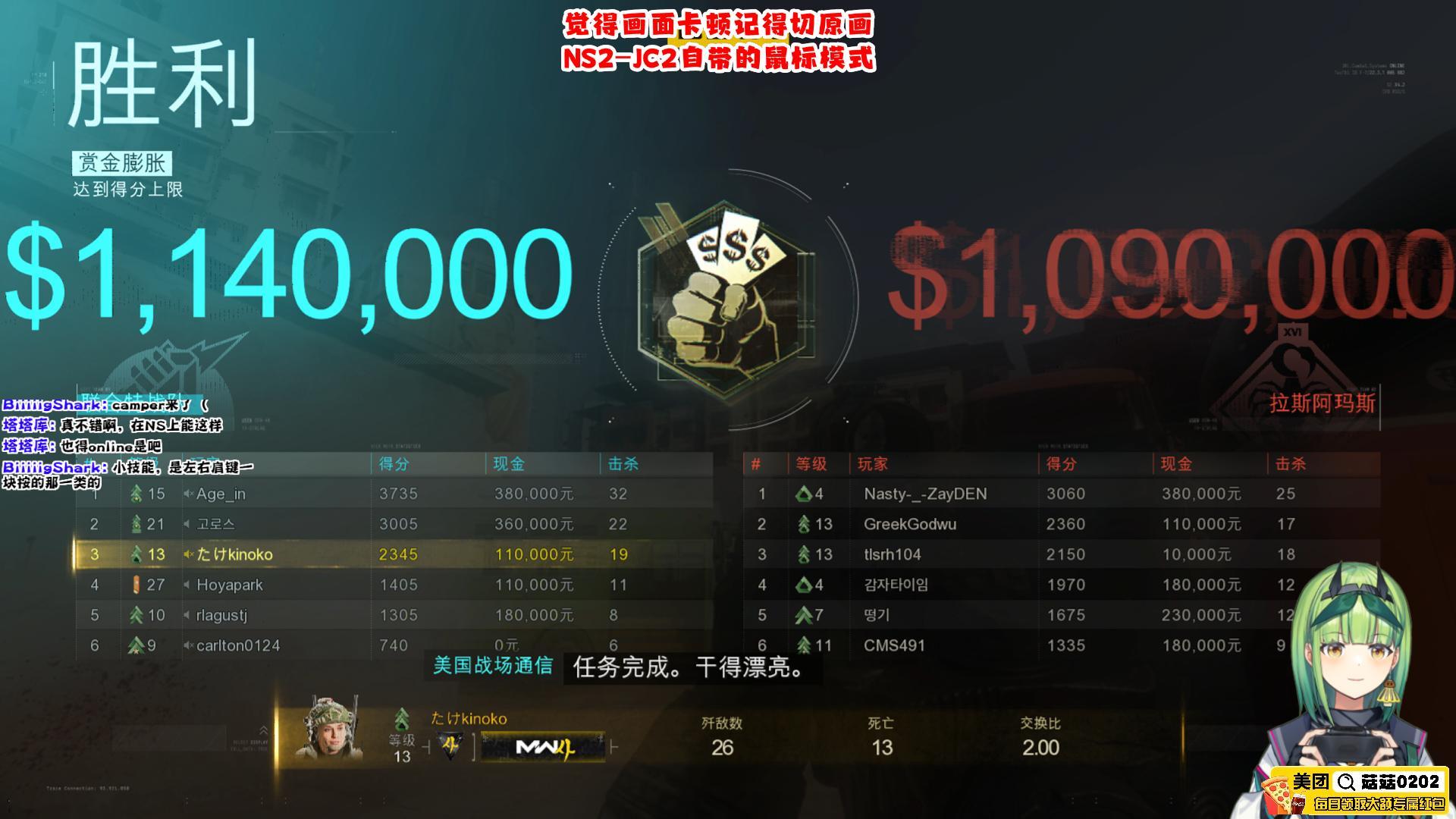 COD的NS2版真不错！虽然画面糊了点，但是多人帧数稳60帧真的太惊讶了...希