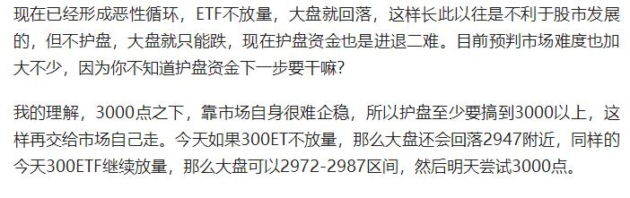 午后300ETF不放量，那么大盘只能2927-2937见！

今天盘前观点说的是