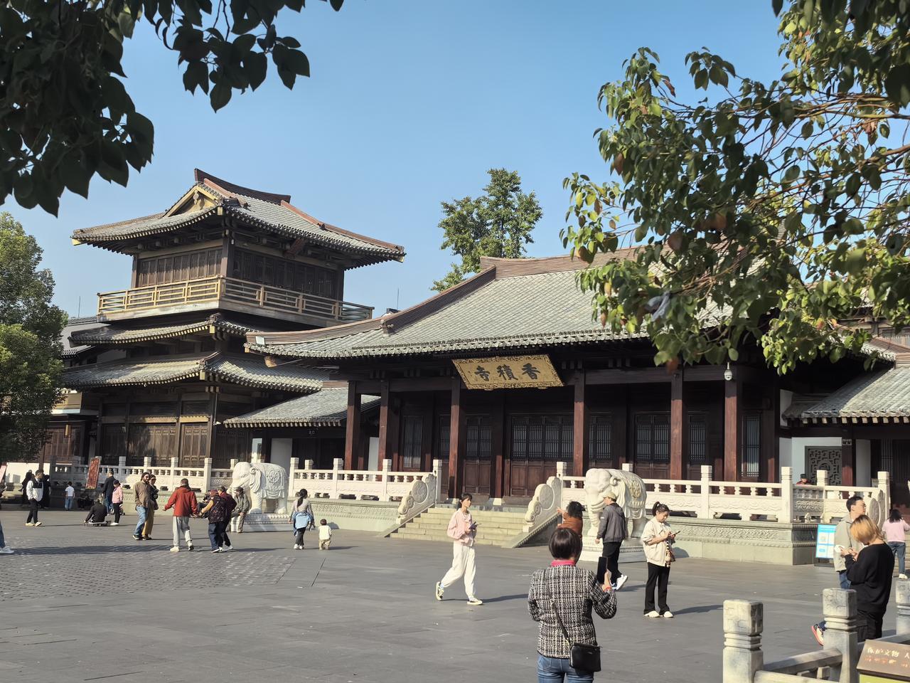 今天游览香积寺