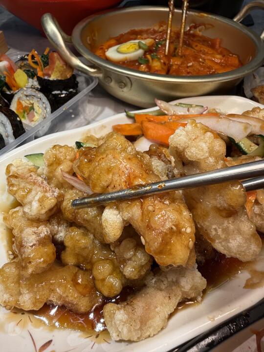 南京仙林韩料店！！好吃s了踏妈的！！