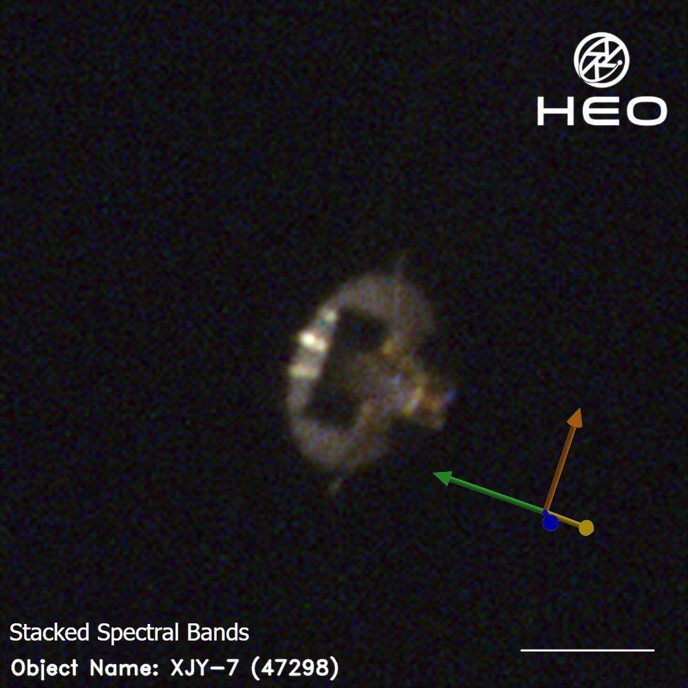 澳大利亚商业成像公司 HEO在轨对中国新技术验证七号卫星成像，该卫星是长征八号首