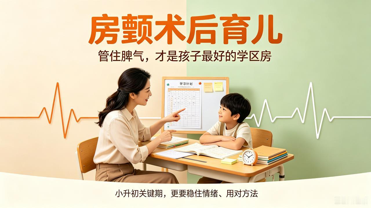 房颤术后育儿：管住脾气，才是孩子最好的学区房
 
做完房颤手术康复后，我彻底戒掉