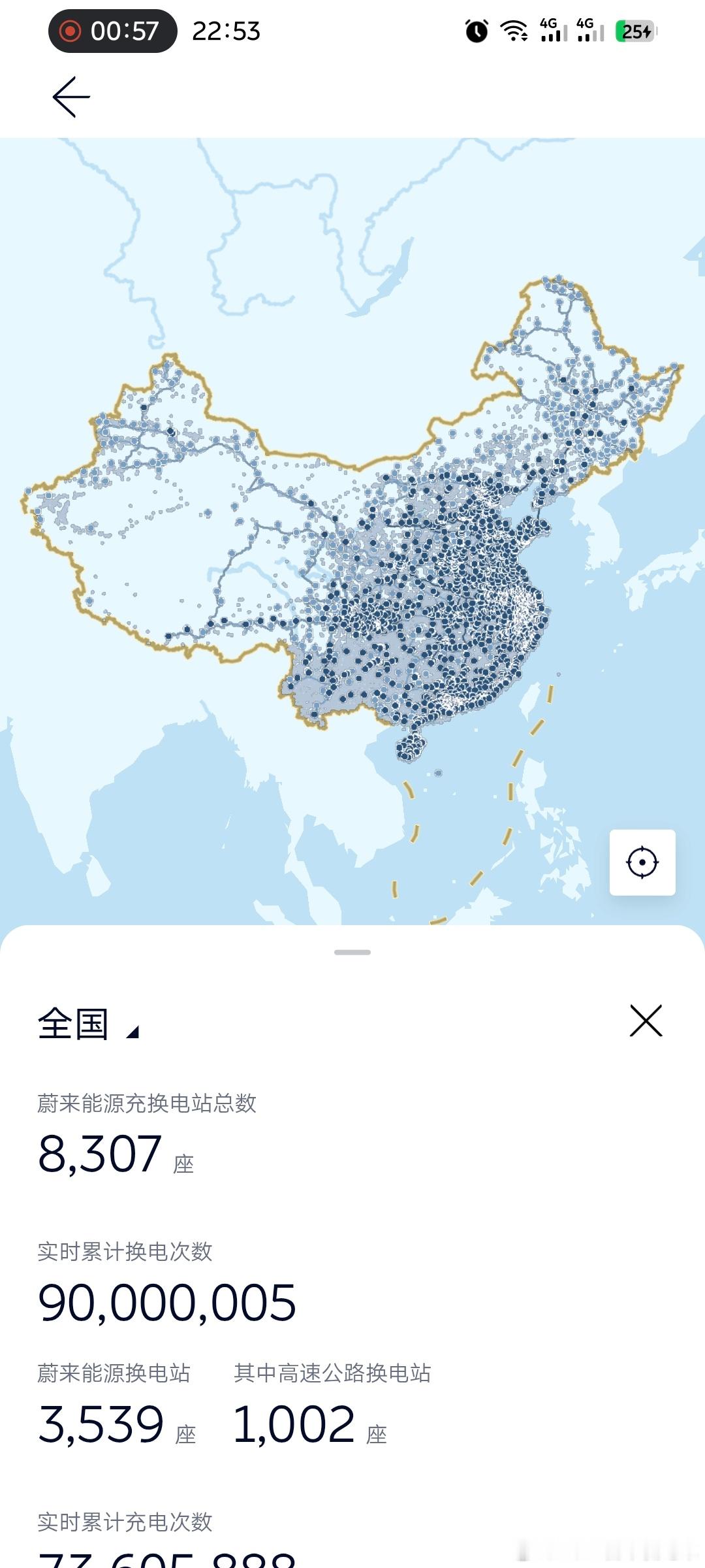 9000万次换电啦！！蔚来汽车[超话]新能源汽车蔚来汽车 ​​​