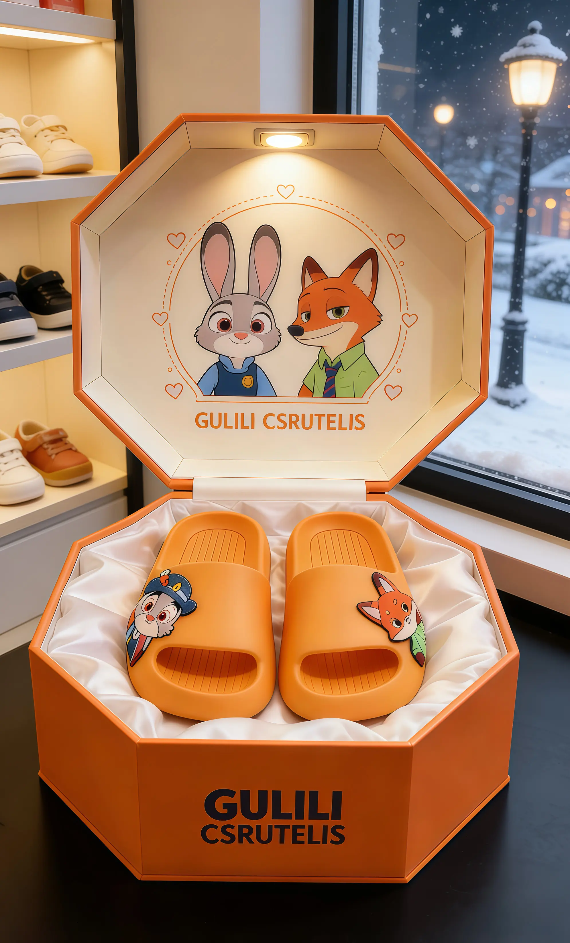 亲子拖鞋洗澡拖鞋 儿童拖鞋卡通拖鞋 朱迪尼克