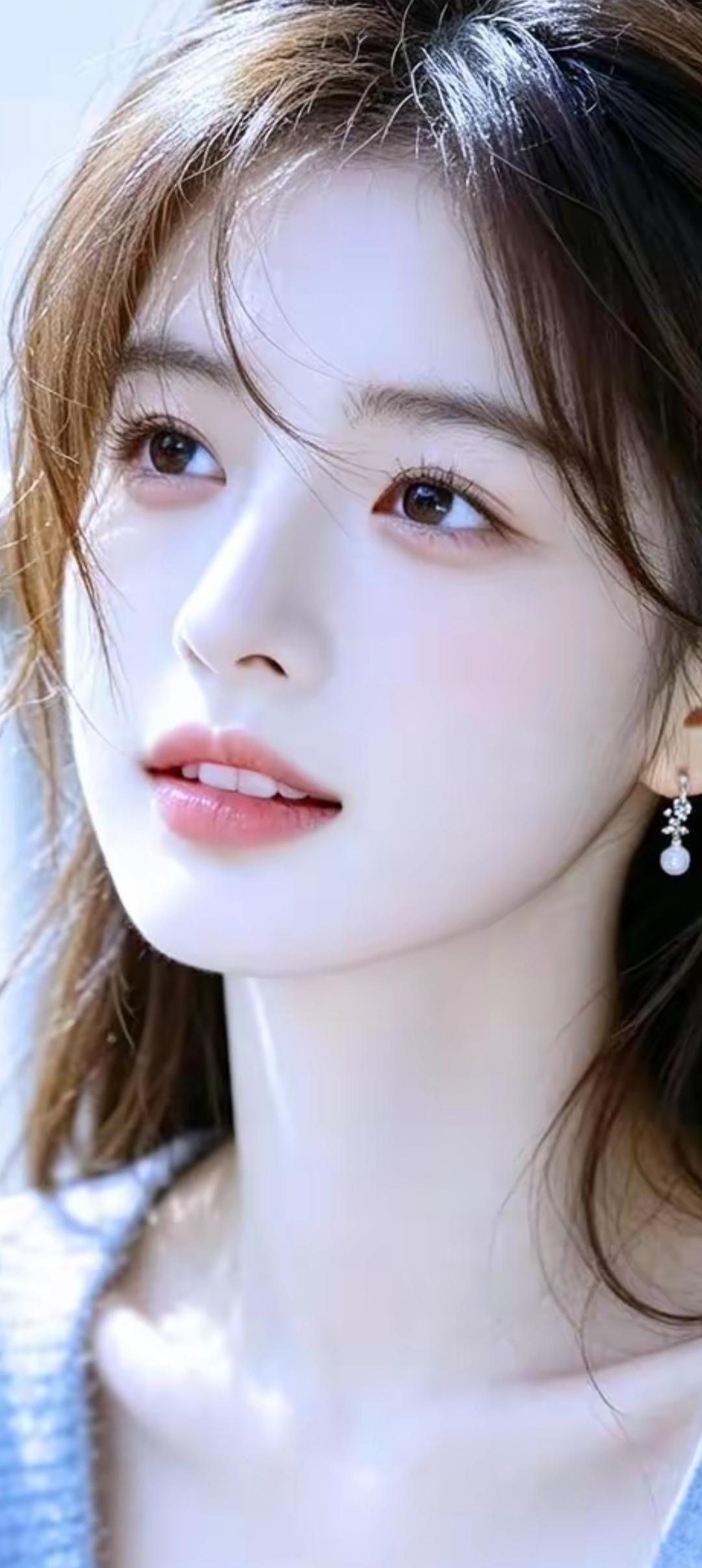 温柔甜美的少女，梦幻般的妆容，让人心动不已。
