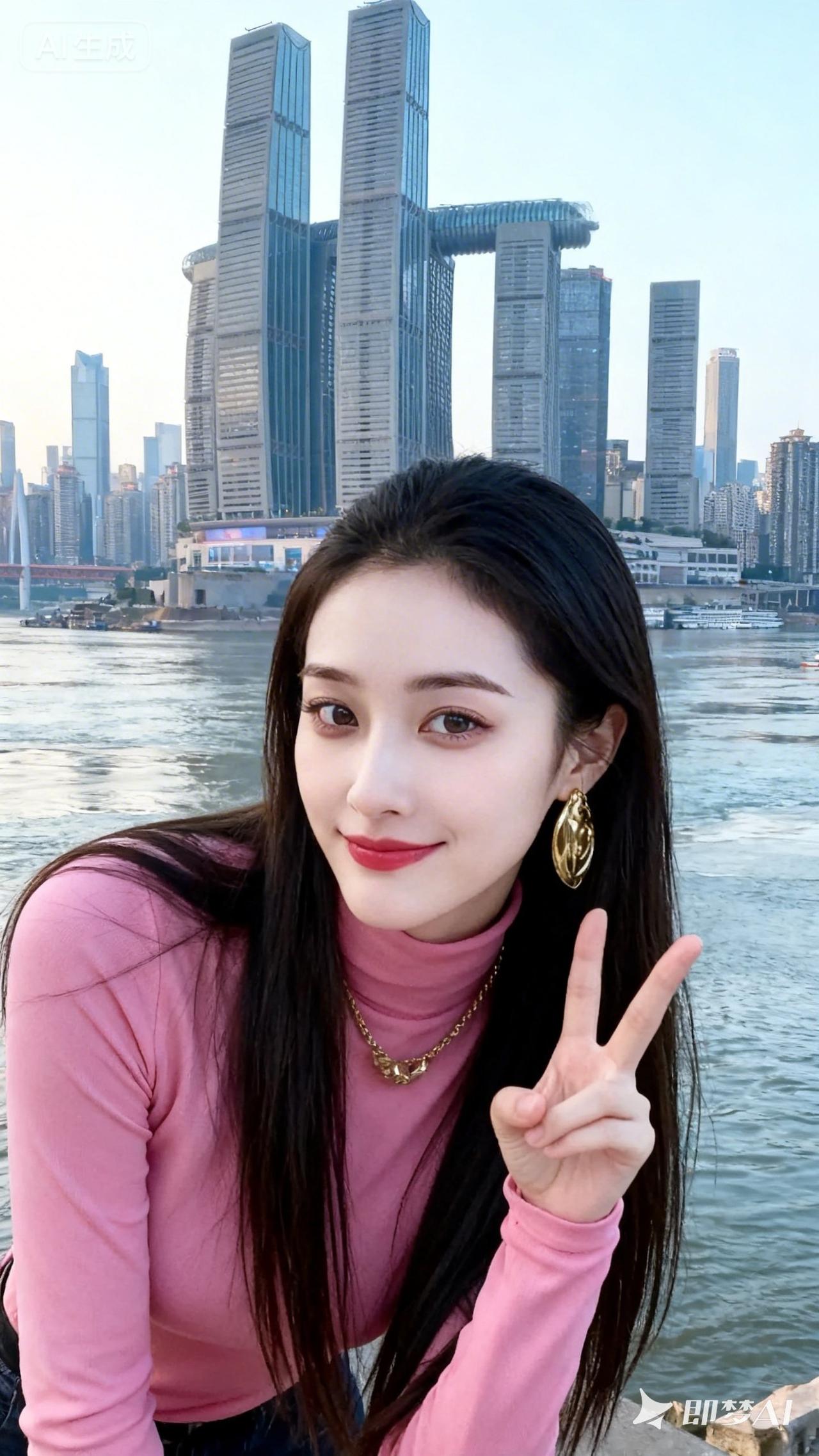 在东方明珠旁，打卡上海的美丽瞬间📸✨