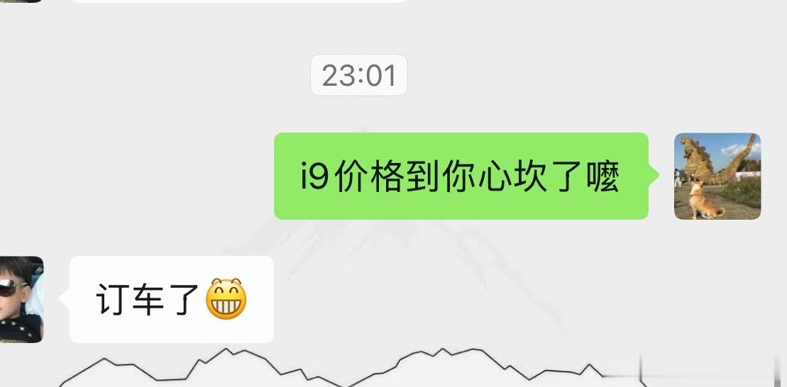 全新理想i9价格公布老客户原本看了i8，但没有马赫芯片无奈准备上L8，我劝他等等