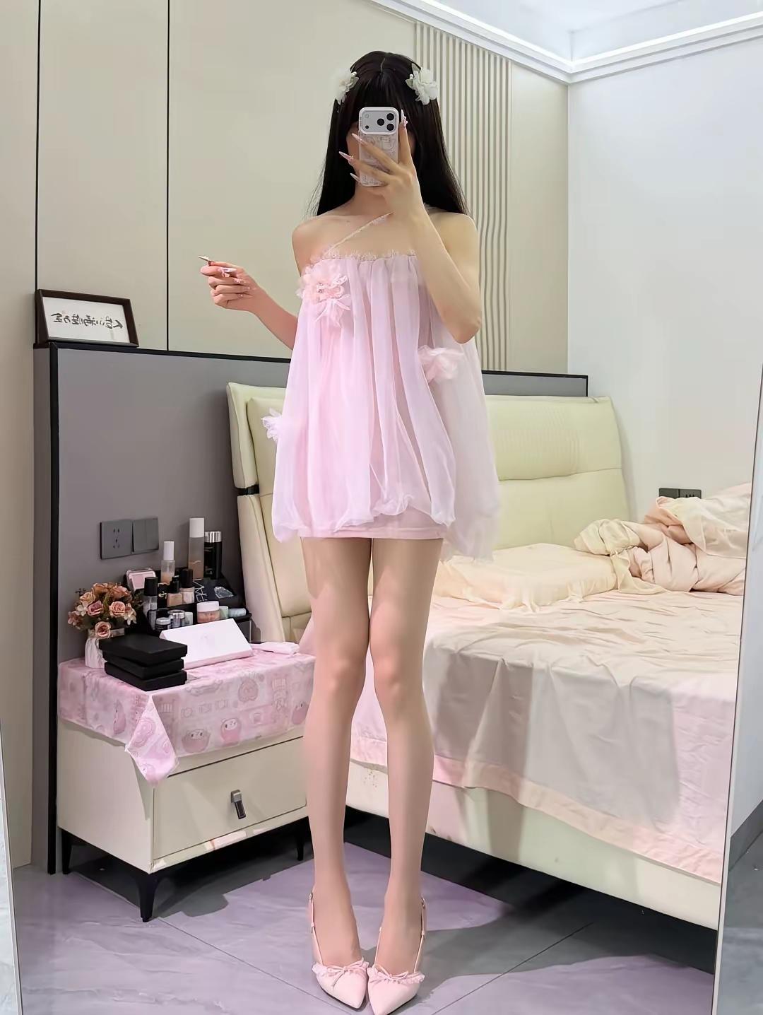 粉嫩少女风穿搭，甜美又可爱！💖👗👠