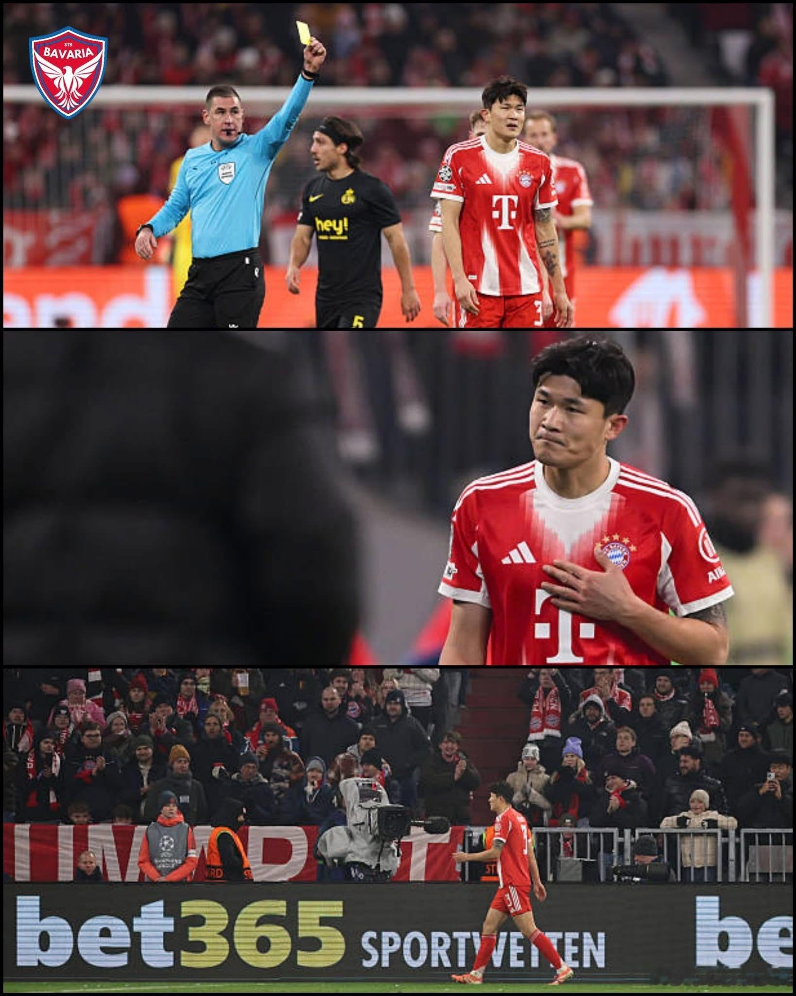 金珉載昨天與聖吉羅斯的比賽中被罰下場，他當時非常震驚和沮喪。他被聽到對邊裁說：「