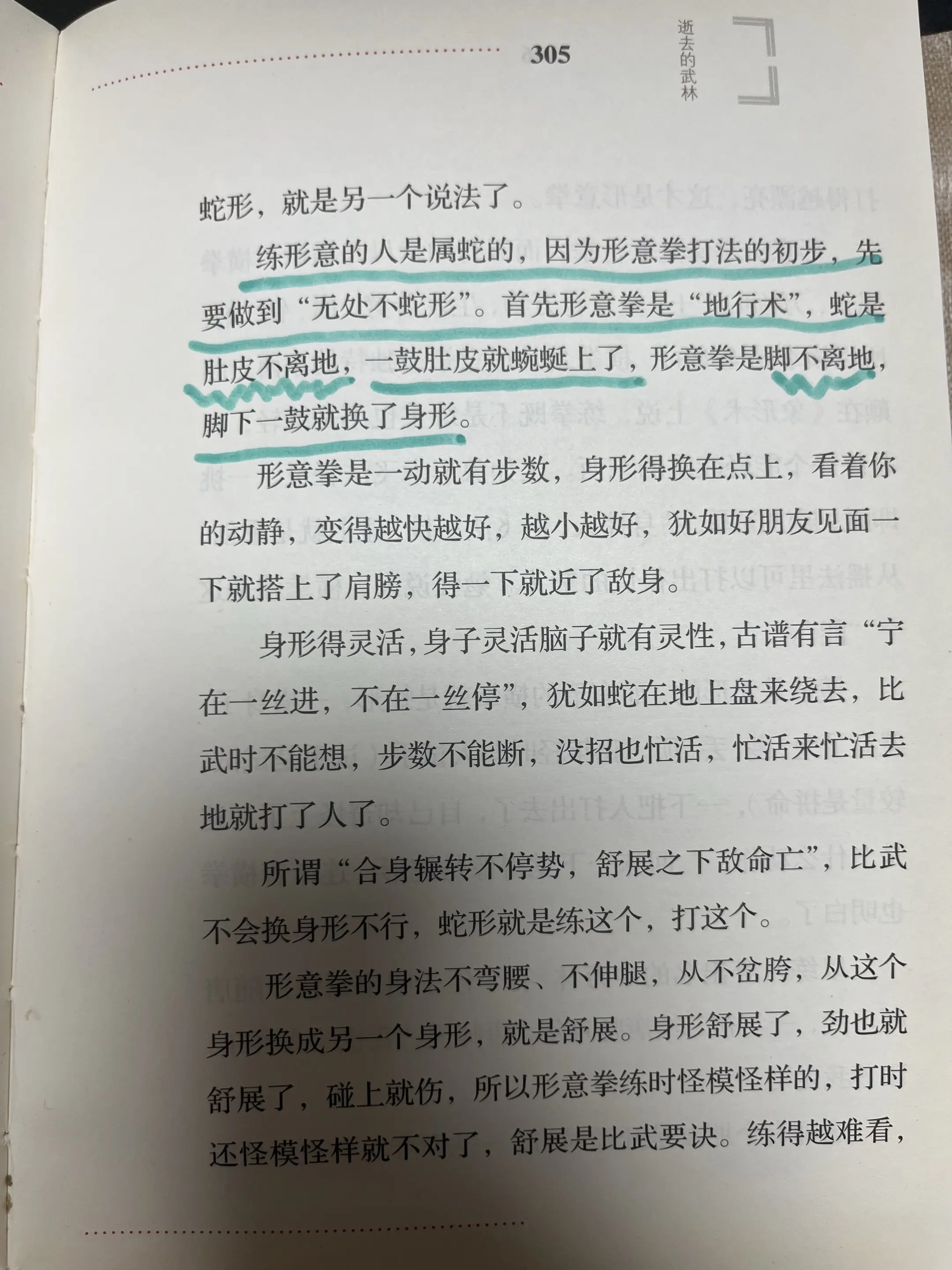 这本（逝去的武林）简直就是形意拳习练者良师益友，句句经典，相信大多数形...
