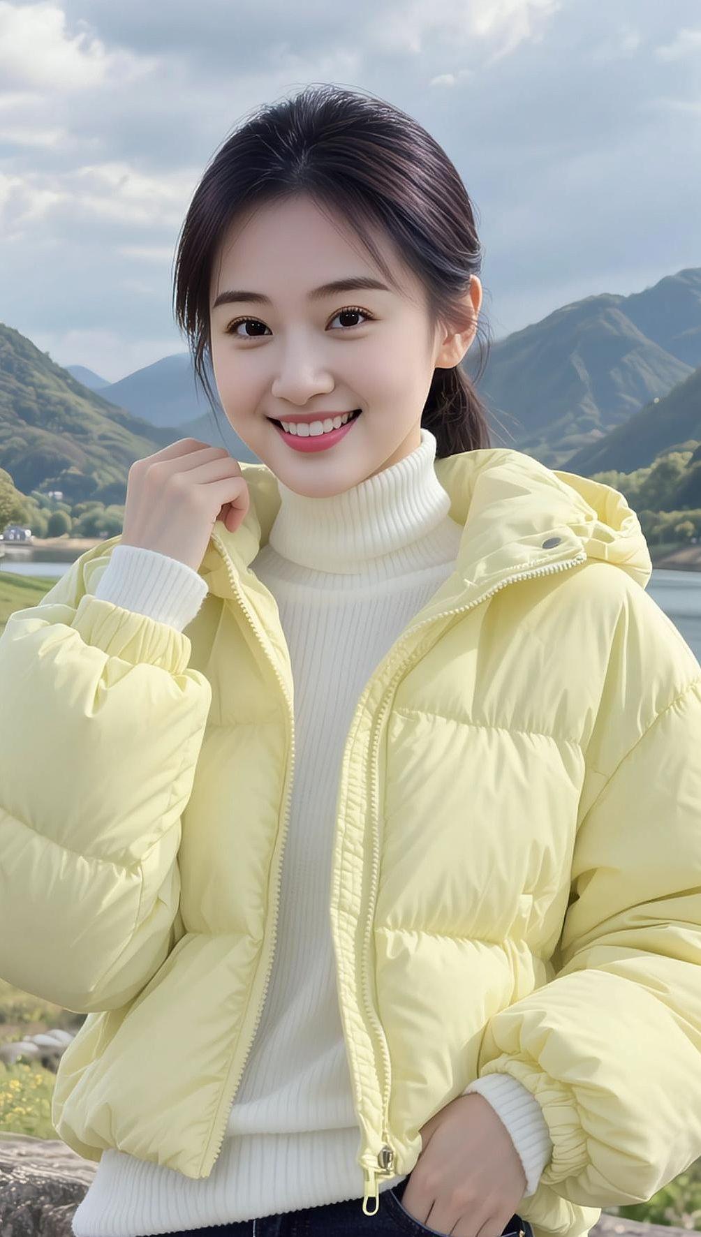 AI山野清新照 抖音ai创作 原来ai可以这么美 户外旅行这样拍才够酷