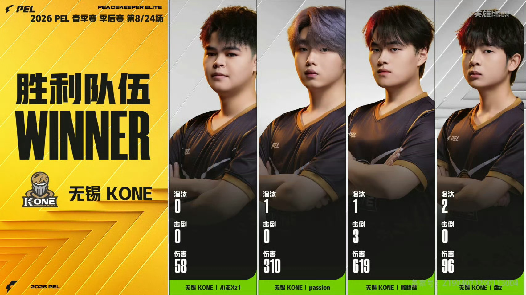 PEL季后赛战火正燃【春季赛季后赛Day2】第二局获胜队伍：2026pel春季赛