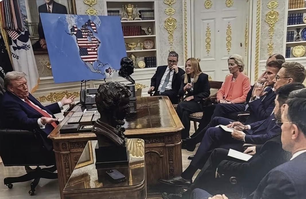 特朗普又画地图了：美国将成为世界疆域最辽阔的国家！

特朗普让帝国重新崛起，“开