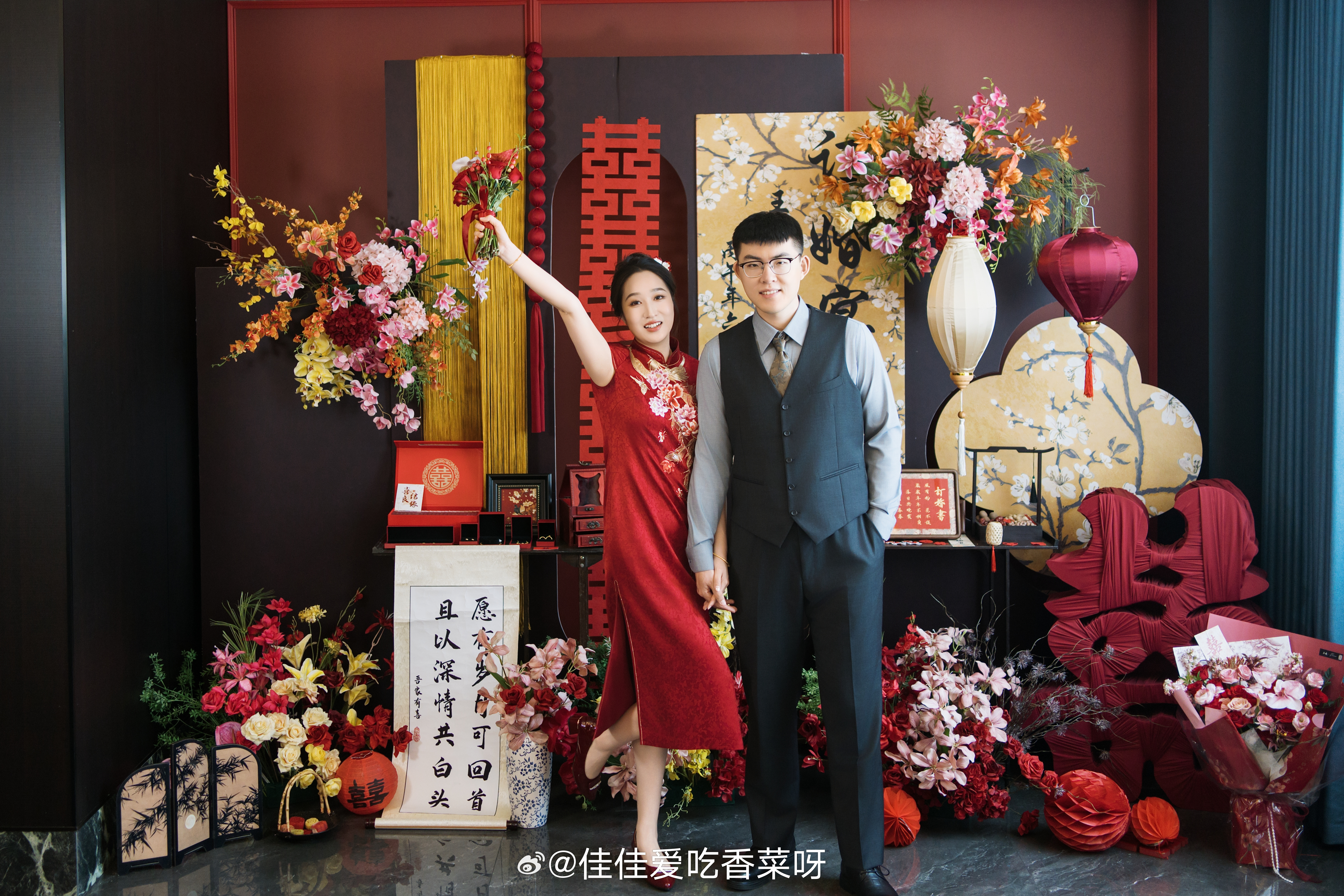 运动休息两天 超累 过几天立马恢复旗袍是定做的有点贵 不建议定做啊 直接租就行我