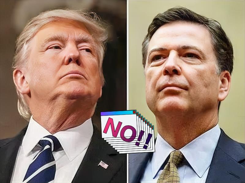 快讯！快讯！
FBI前局长被起诉，特朗普发文庆祝

美国弗吉尼亚州东区联邦地区法