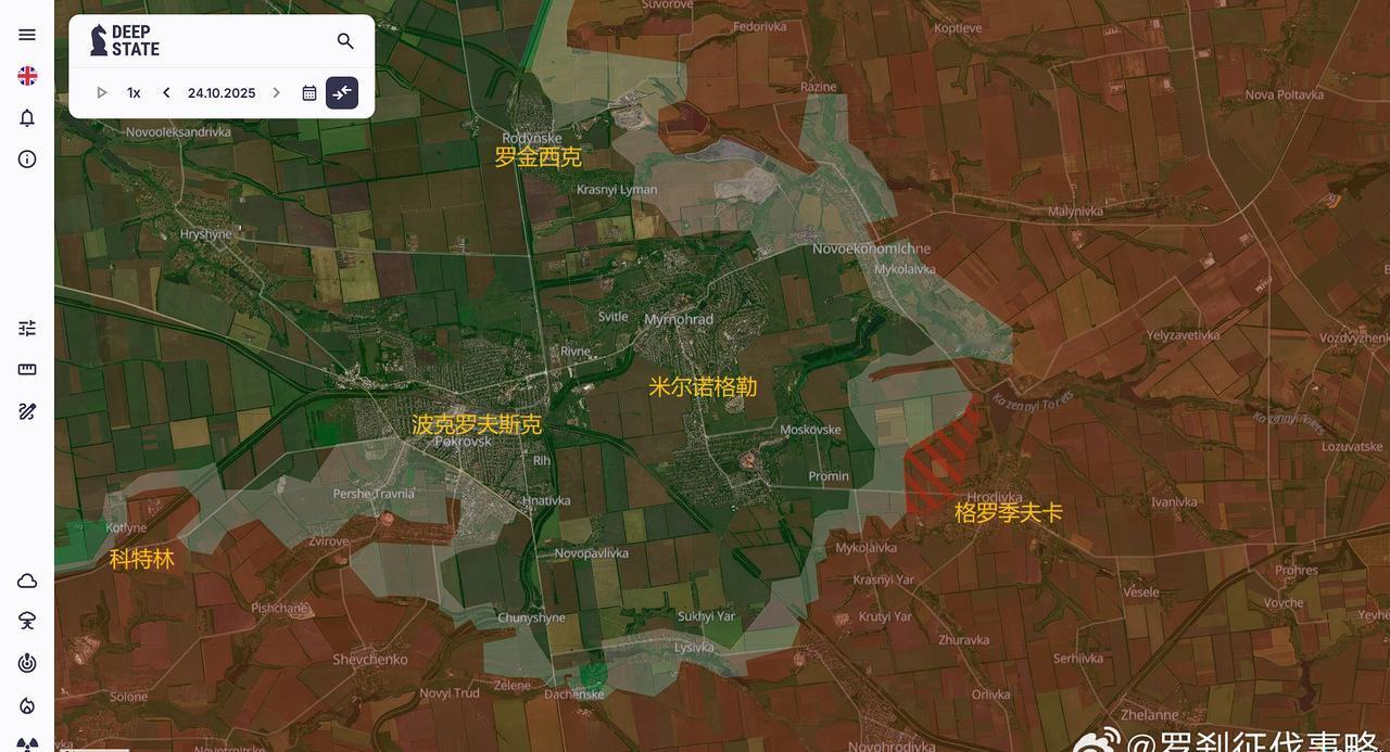 乌克兰官方信源 DEEP STATE MAP 10月24日 更新
一、扎波罗什 