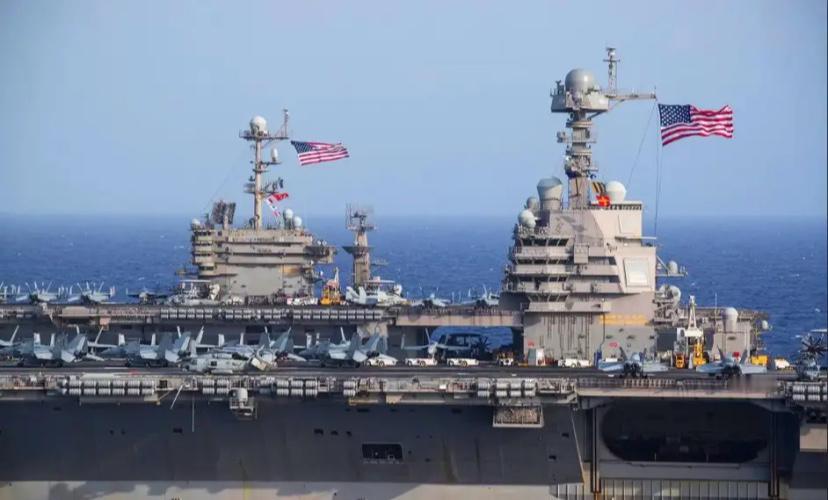 美军三航母压境波斯湾，伊朗掀了谈判桌：不赔偿免谈
今天咱们聊波斯湾，美军三艘航母