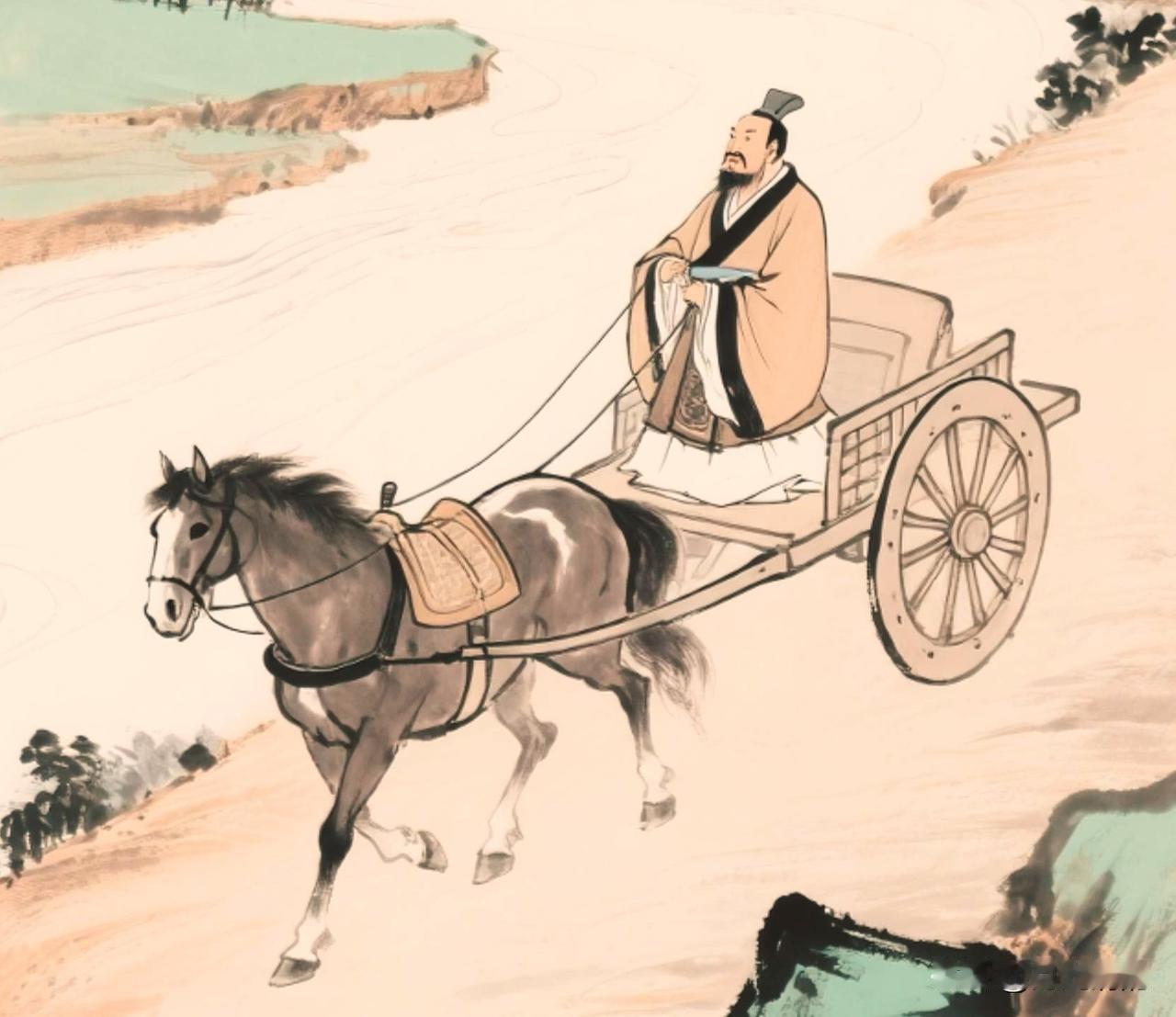 公元前205年，刘邦被项羽打得大败，仓皇逃窜时，为了减轻马车重量，几次把亲生儿女