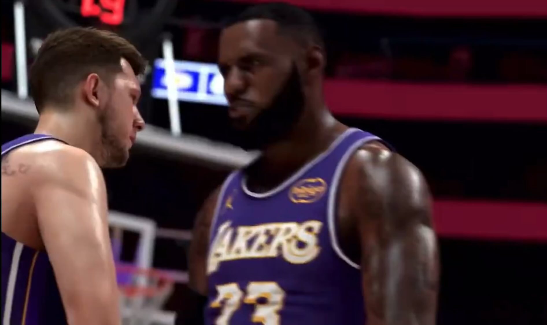 2K26中的东詹组合。这球衣不错。 ​​​